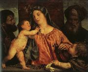 Madonna of the Cherries  Titian